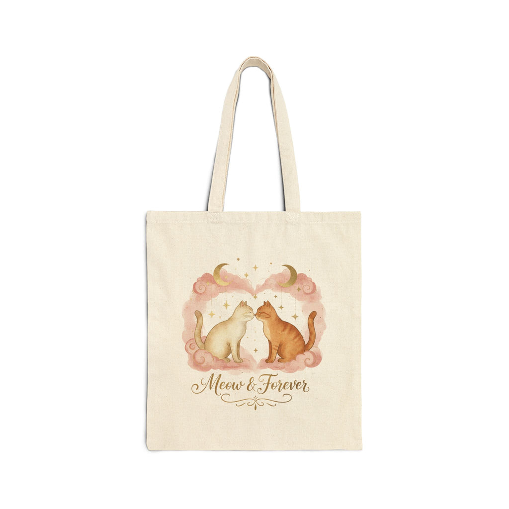 Meow & Forever Cat Tote Bag