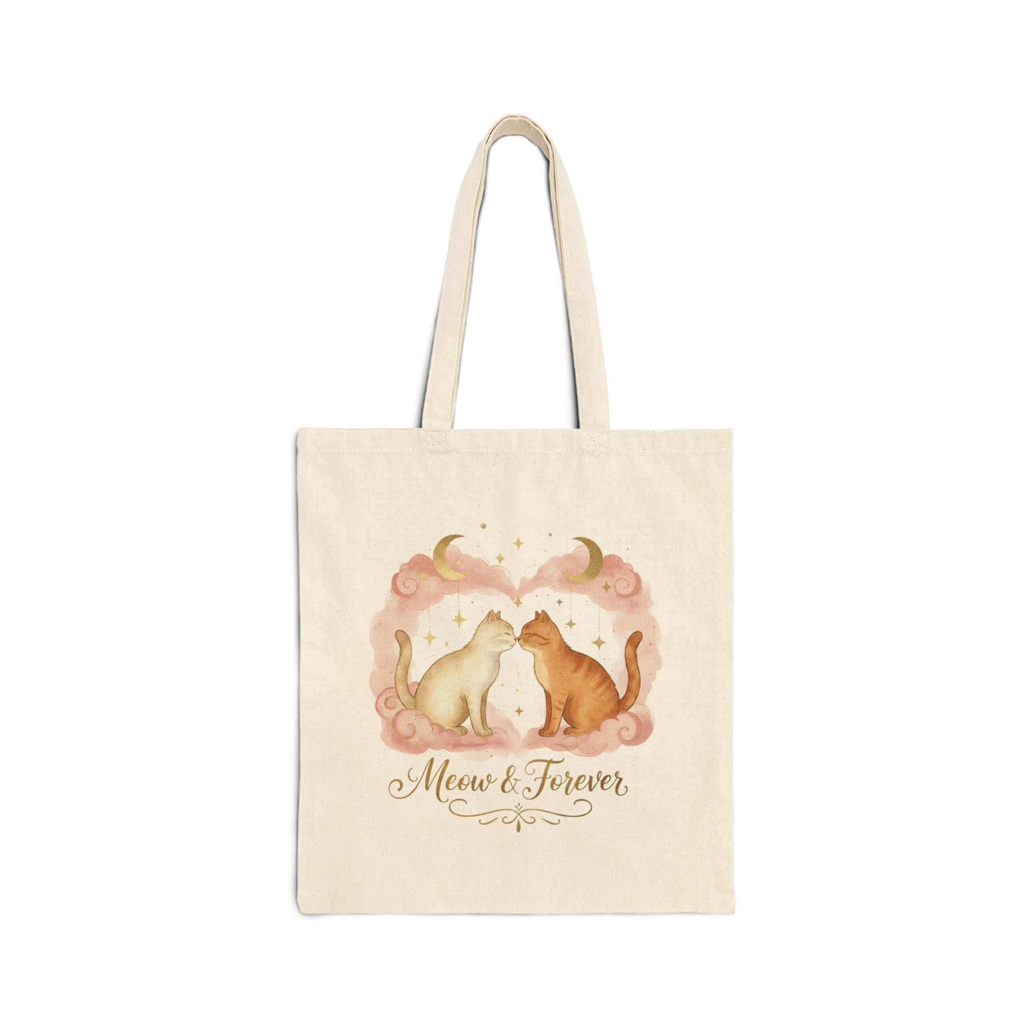 Meow & Forever Cat Tote Bag
