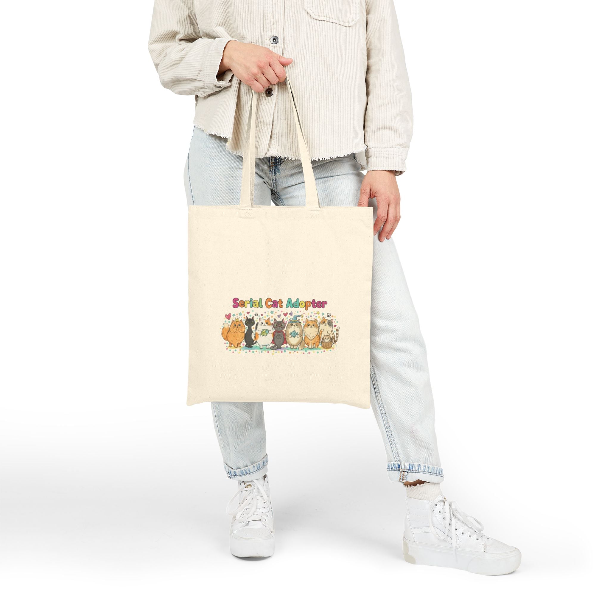 Serial Cat Adopter Tote Bag