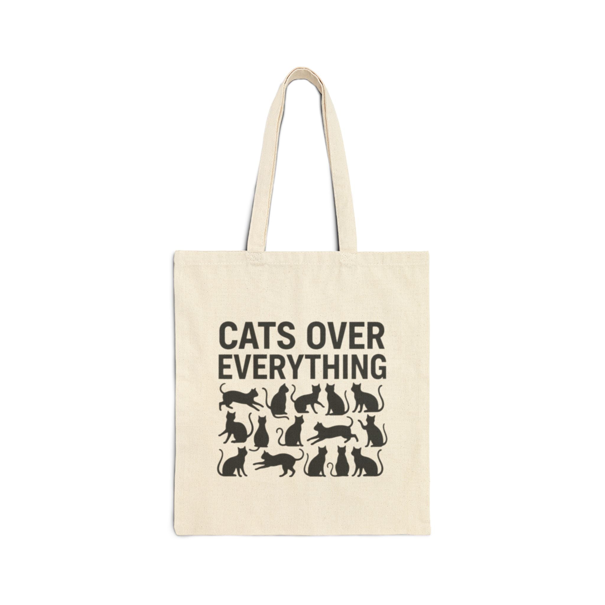 Cats Over Everything Cotton Tote