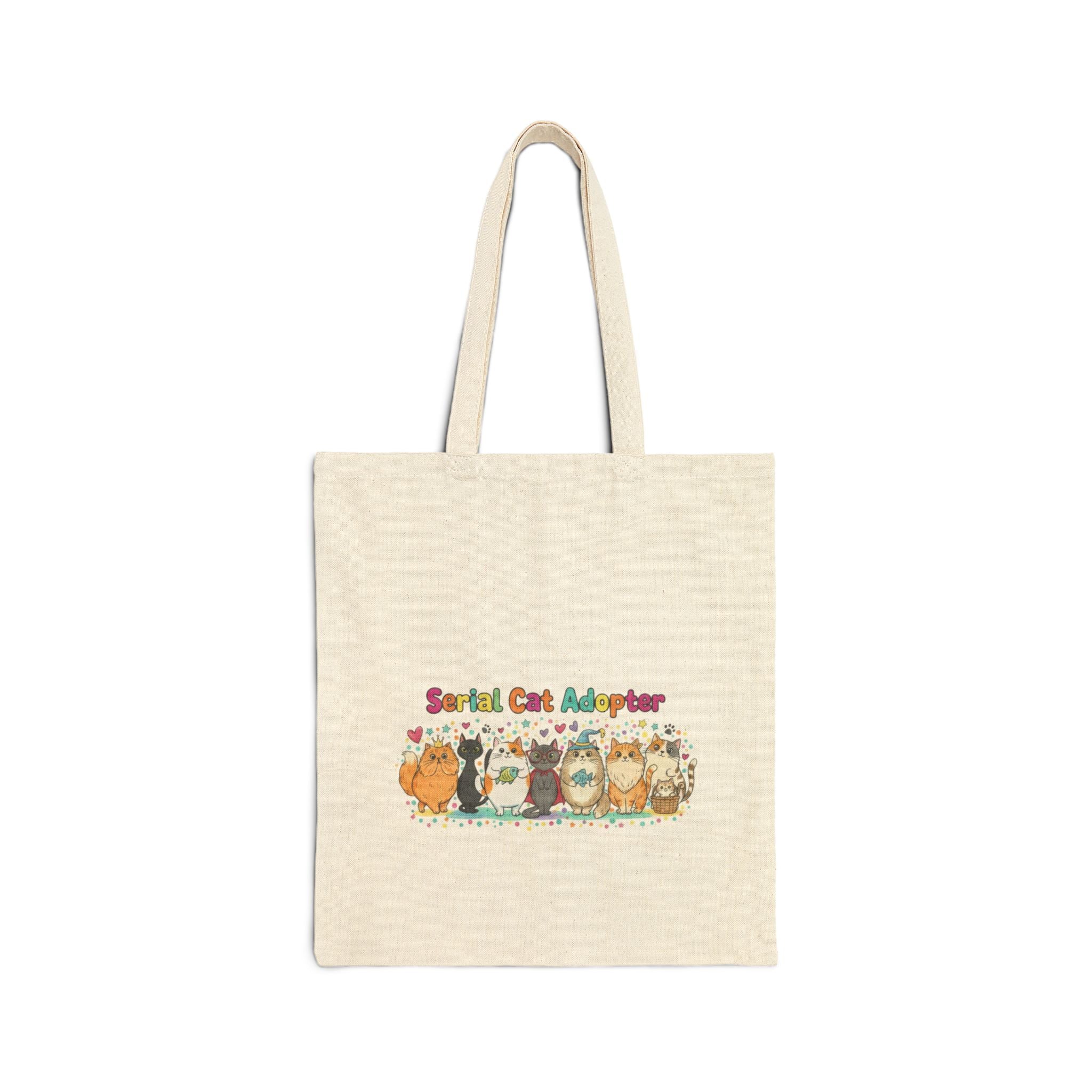 Serial Cat Adopter Tote Bag