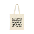 Cats Over Everything Cotton Tote