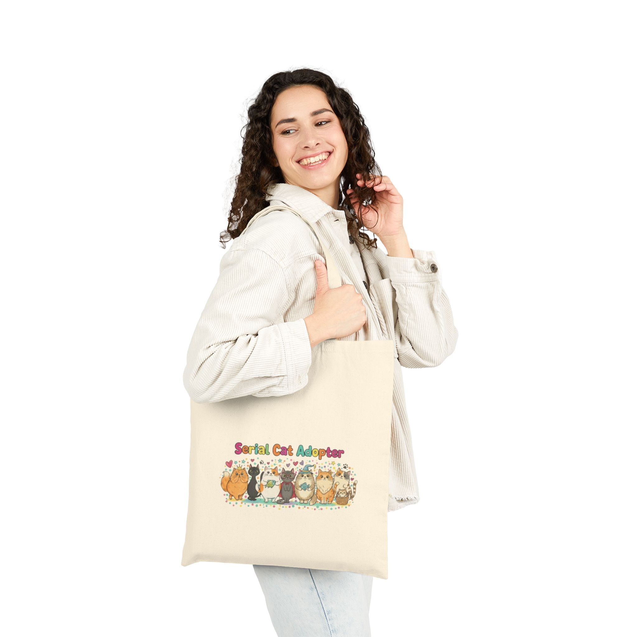 Serial Cat Adopter Tote Bag
