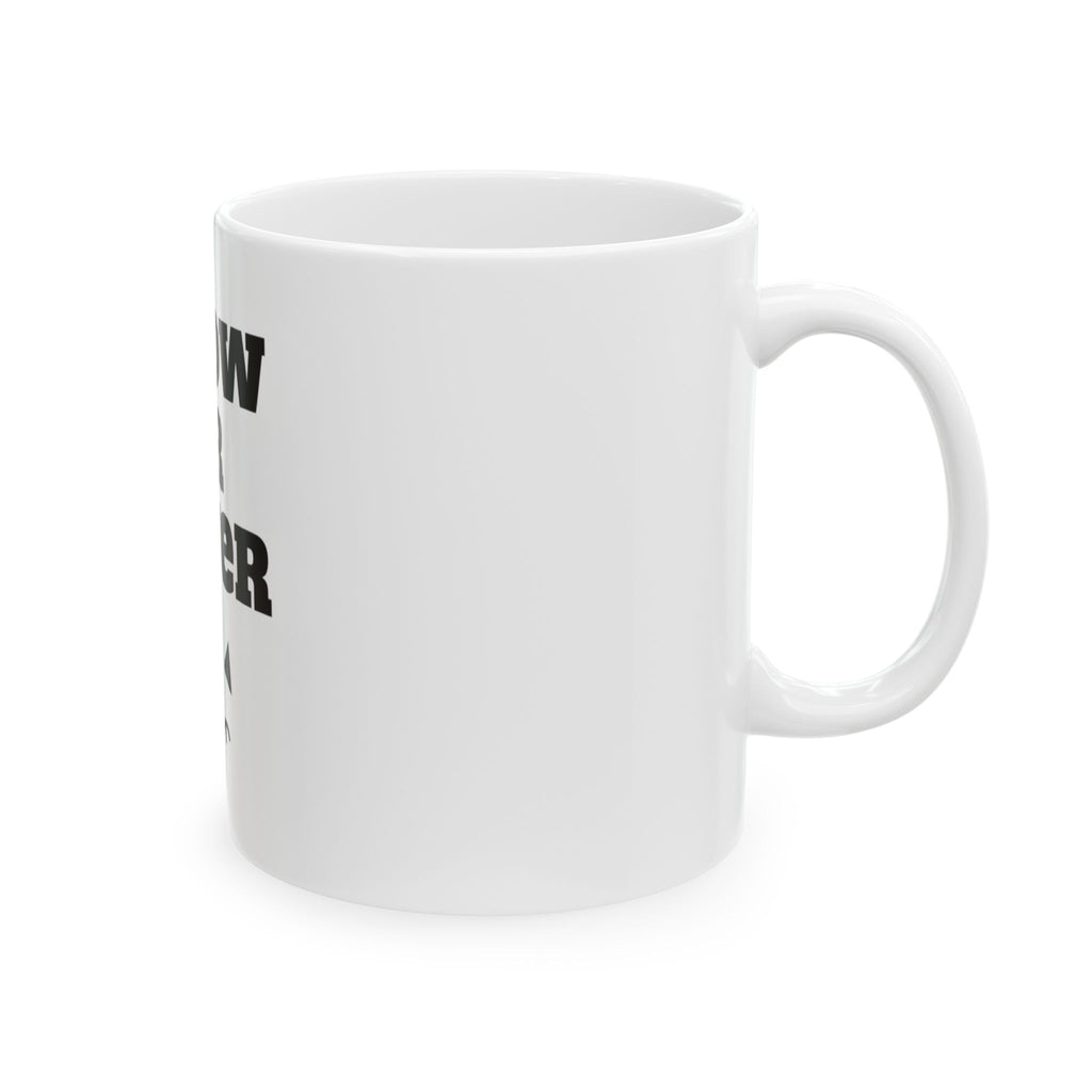 Meow or Never Ceramic Mug — Cat Lover Coffee Mug (11oz & 15oz)